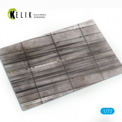 1:72 CONCRETE PLATES TYPE 1 BASE - ACRYLIC 3 MM (280 X 180 MM) (170 G)