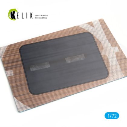 1:72 IJN KAGA 1941 BASE - ACRYLIC 3 MM (280 X 180 MM) (170 G)