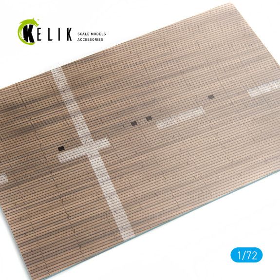 1:72 IJN TAYHO ARMOURED AIRCRAFT CARRIERS 1941 BASE - ACRYLIC 3 MM (280 X 180 MM) (170 G) 