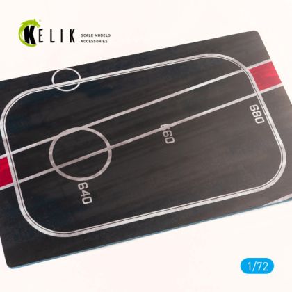 1:72 HMS VICTORIUOS REAR LIFT 1964 BASE - ACRYLIC 3 MM (280 X 180 MM) (170 G)