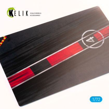 1:72 HMS VICTORIUOS RUNWAY 1964 BASE - ACRYLIC 3 MM (280 X 180 MM) (170 G) 