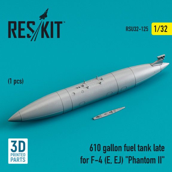 1:32 610 GALLON FUEL TANK LATE FOR F-4 (E, EJ) 