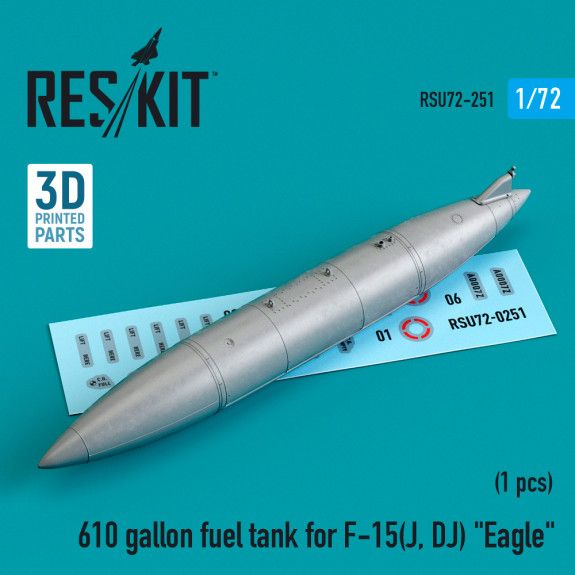 1:72 610 GALLON FUEL TANK FOR F-15(J, DJ) 