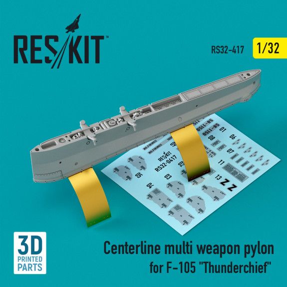 1:32 CENTERLINE MULTI WEAPON PYLON FOR F-105 
