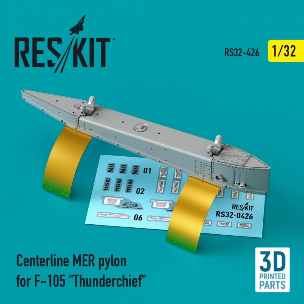 1:32 CENTERLINE MER PYLON FOR F-105