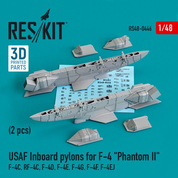 1:48 USAF INBOARD PYLONS FOR F-4