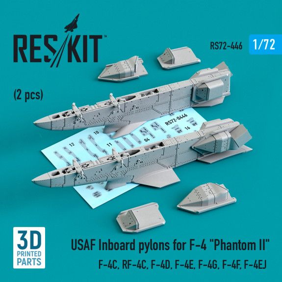 1:72 USAF INBOARD PYLONS FOR F-4