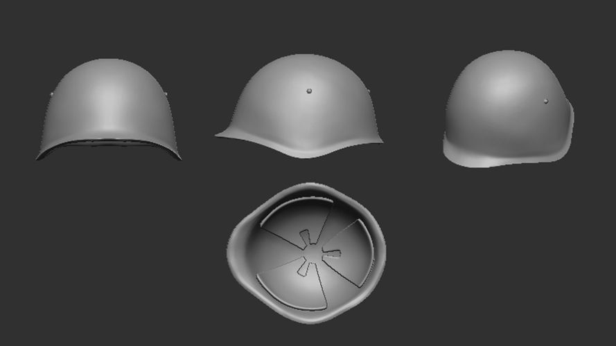 1:16 Soviet helmet SSh-39/40 (detail)