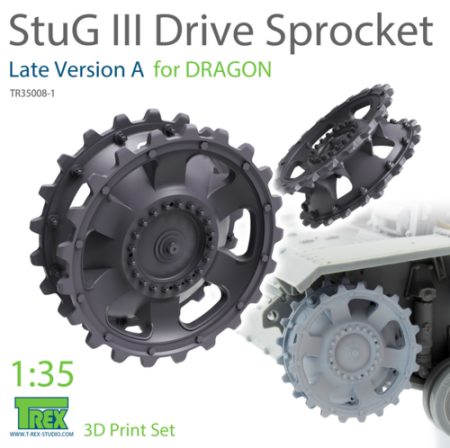 1:35 StugIII Sprocket Set Late Version A (for Dragon Kit)
