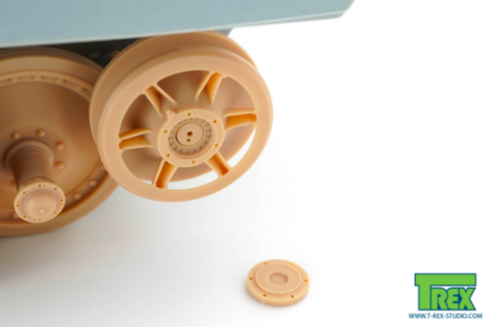 1:35 Disassembled Panther Idler 665mm Ribbed Back Type (1 pc. - for Takom Kit)