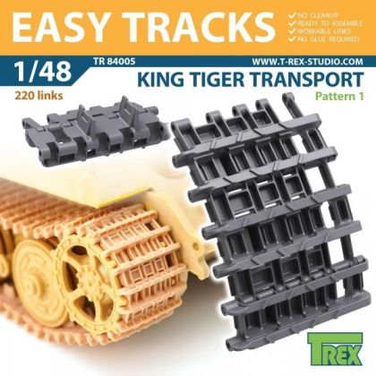 1:48 King Tiger Transport Tracks Pattern 1