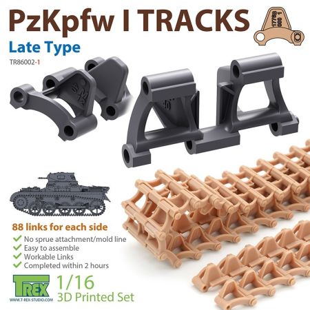 1:16 PZKPFW I TRACKS LATE TYPE FOR AUSF.A ONLY