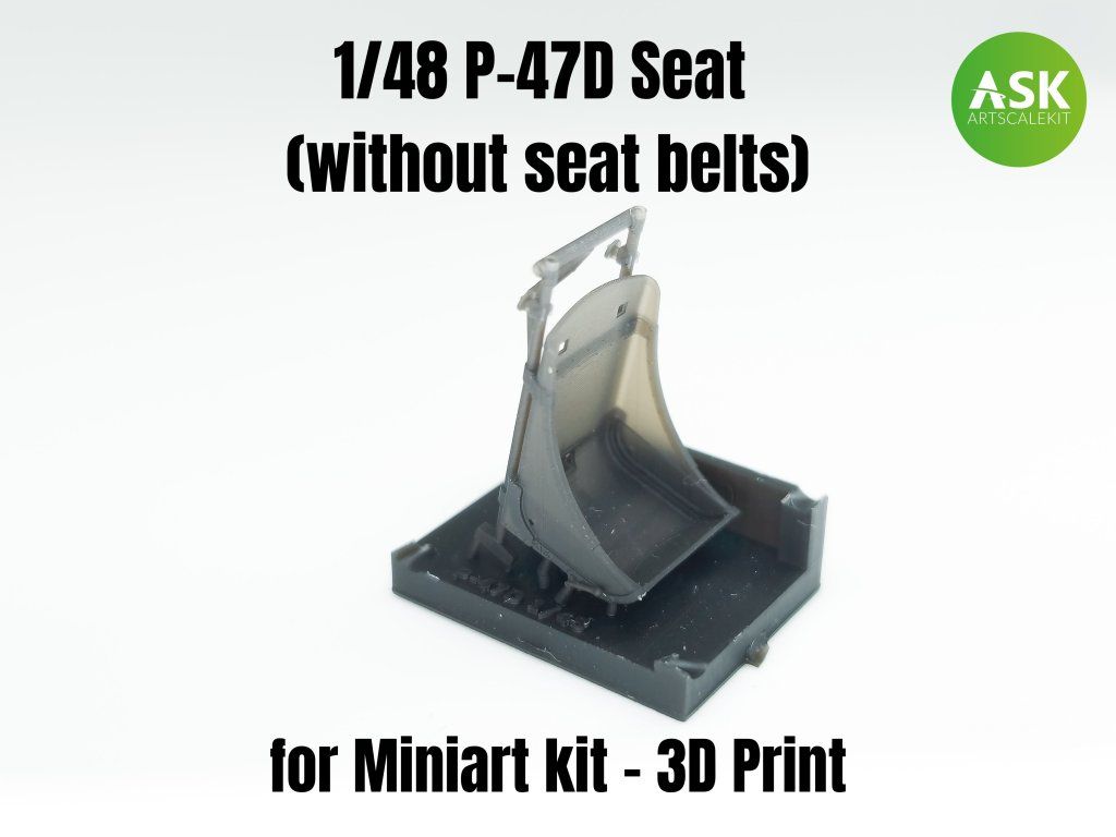 1:48 P-47D Seat (without seat belts)