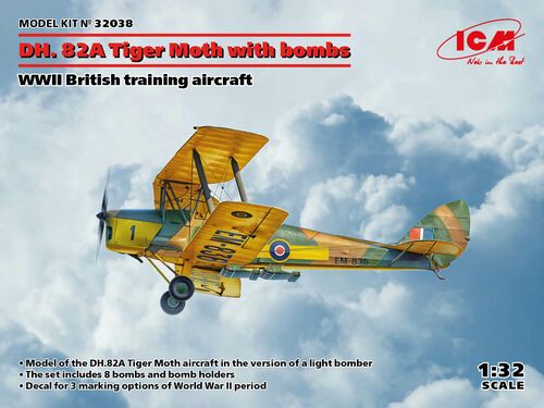 1:32 DH. 82A Tiger Moth with bombs