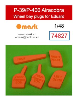 1:48 P-39/P-400 Airacobra wheel bay plugs (for Eduard)