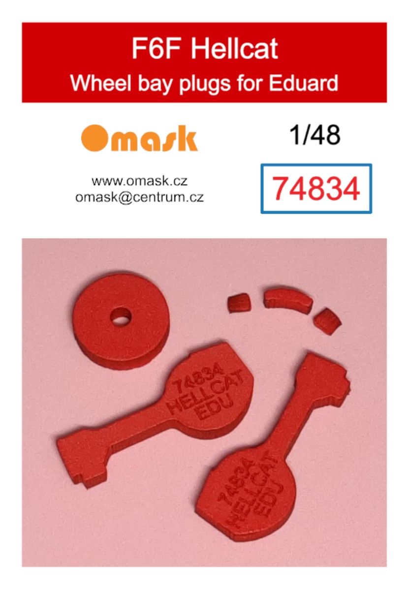 1:48 F6F Hellcat wheel bay plugs (for Eduard)