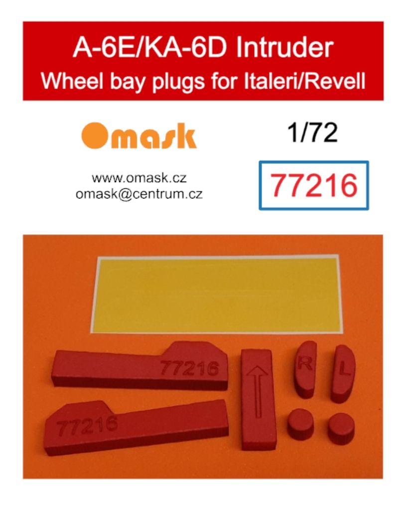 1:72 A-6E/KA-6D Intruder wheel bay plugs (for Italeri/Revell)