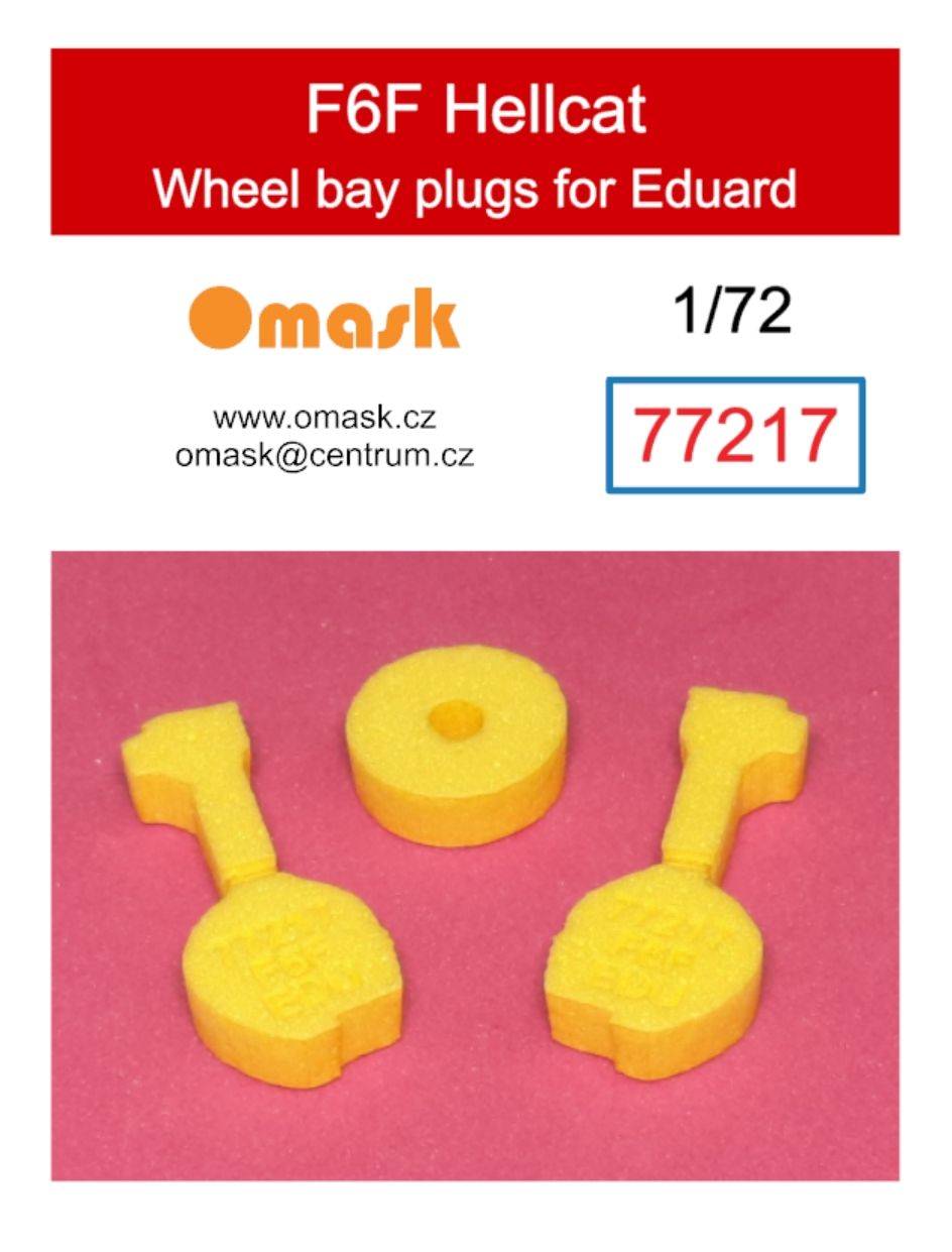 1:72 F6F Hellcat wheel bay plugs (for Eduard)