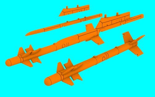 1:48 MATRA G.550 Magic Air-To-Air Missile Incl. Launch Pod (2pcs)