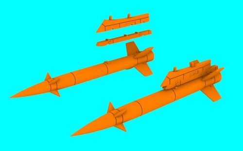 1:48 MP-1000 Pescador Anti-Ship Missile Incl. Launch Pod (2pcs)