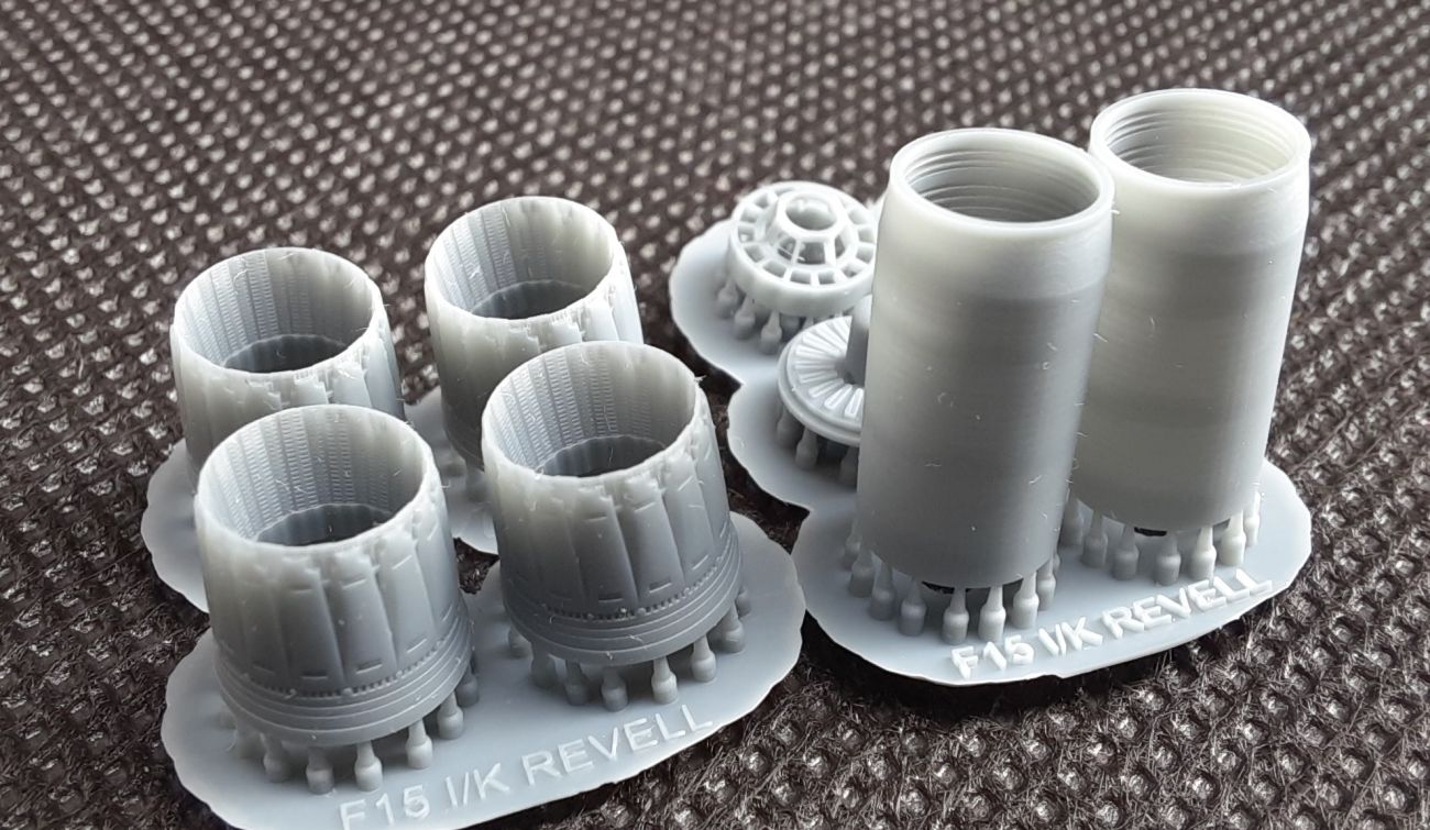 1:144 F-15 I/K PW Exhaust for Revell kit