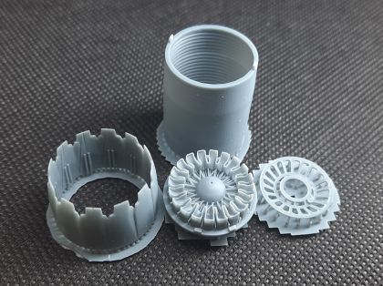 1:48 F-16 GE Exhaust Open for New Kinetic kits