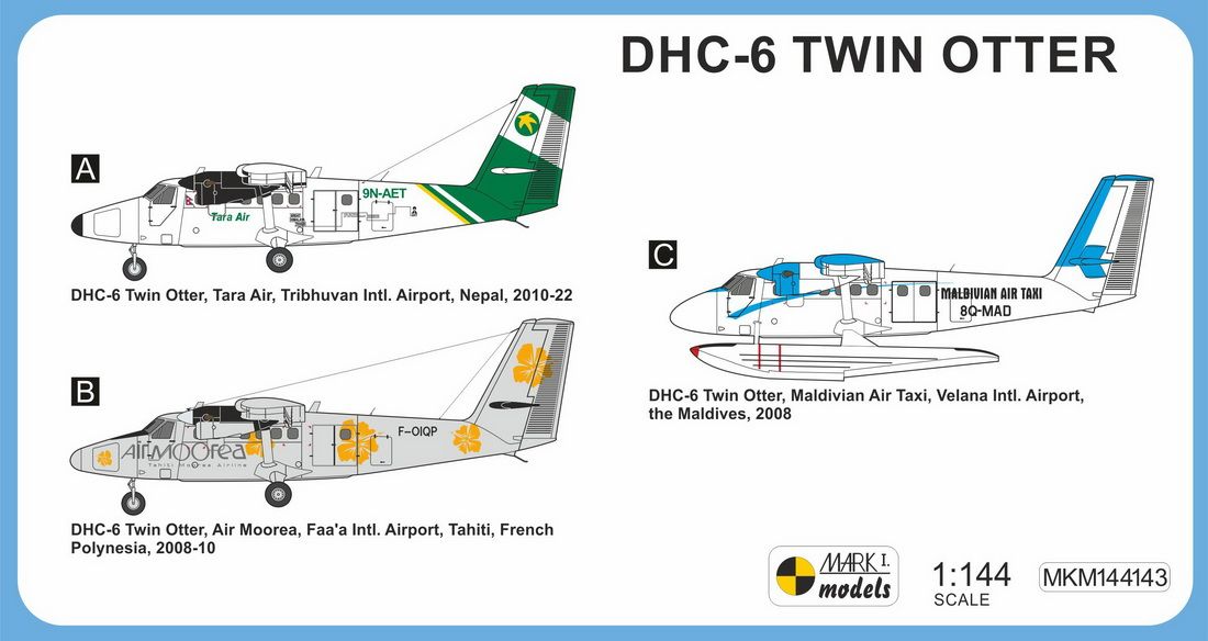 1:144 DHC-6 Twin Otter 'Holiday Season'
