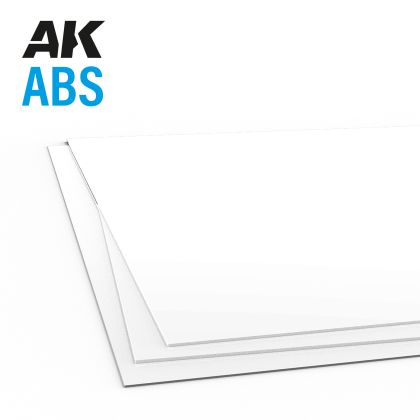 2MM THICKNESS X 245 X 195MM – ABS SHEET – 1 UNIT PER BAG