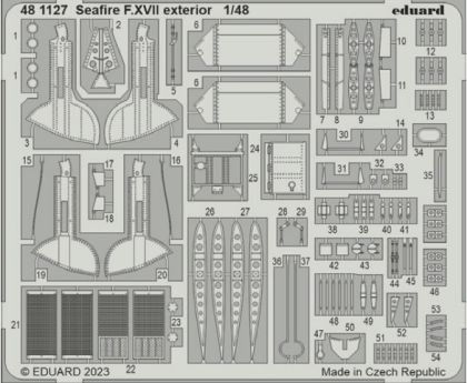 1:48 Supermarine Seafire F.XVII exterior