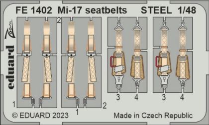 1:48 Mil Mi-17 seatbelts STEEL