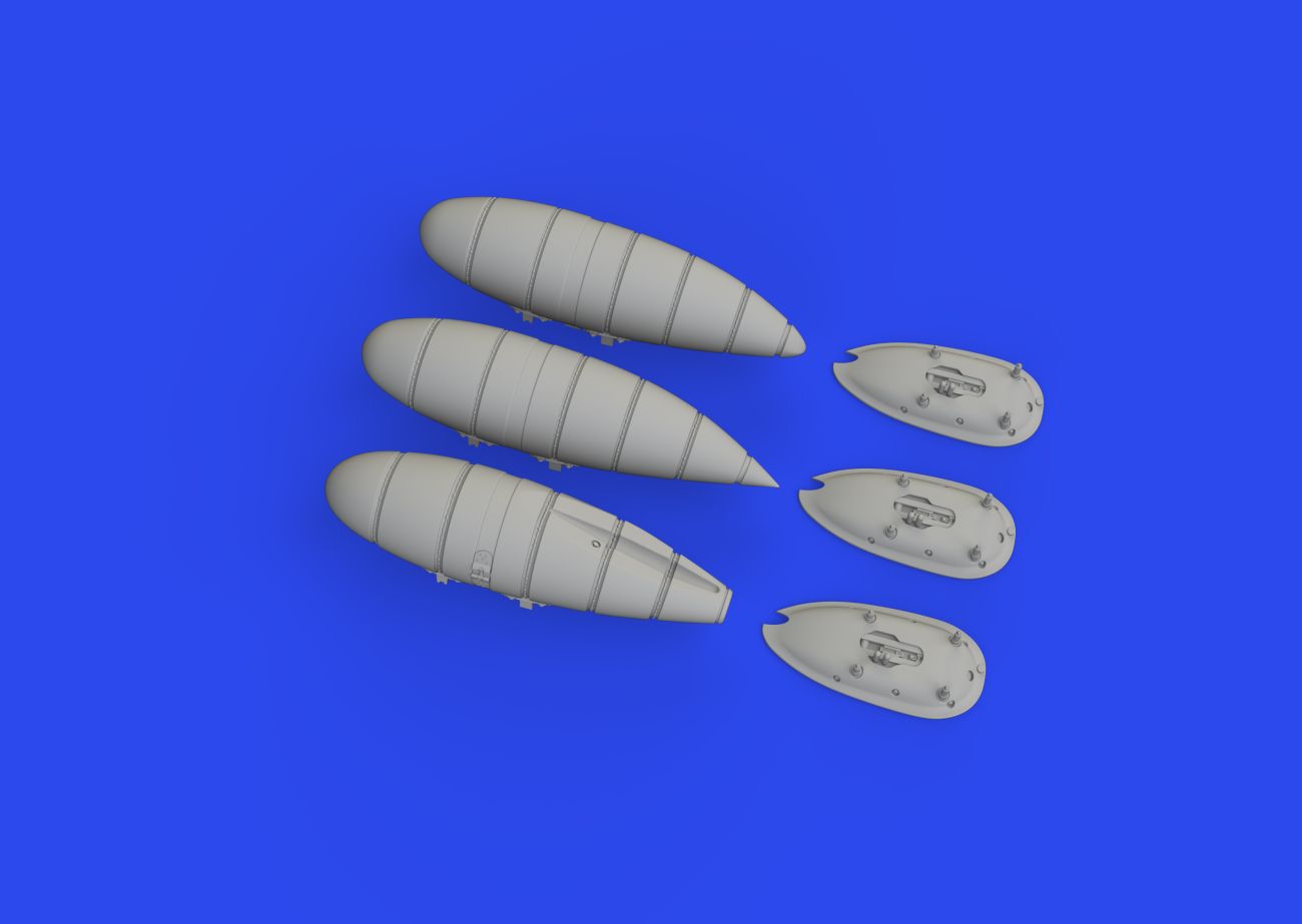 1:48 Bf-109K external fuel tanks x 3 types