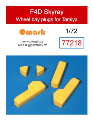 1:72 F4D Skyray wheel bay plugs (for Tamiya)
