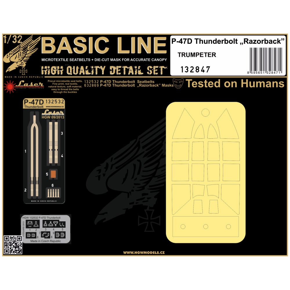 1:32 P-47D THUNDERBOLT RAZORBACK - BASIC LINE