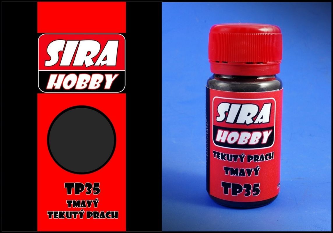 Tmavý tekutý prach