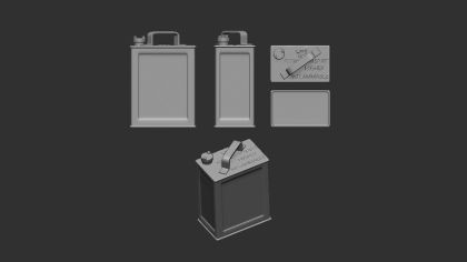 1:16 Britisah Fuel Can (2 gal)