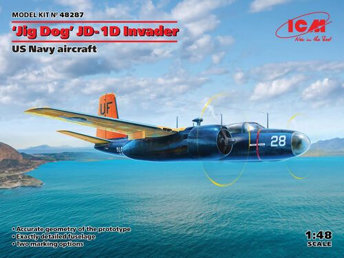 1:48 'Jig Dog' JD-1D Invader U.S. Navy utility aircraft