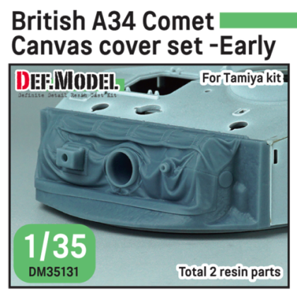 1:35 WWII British A34 Comet Canvas cover set- Early