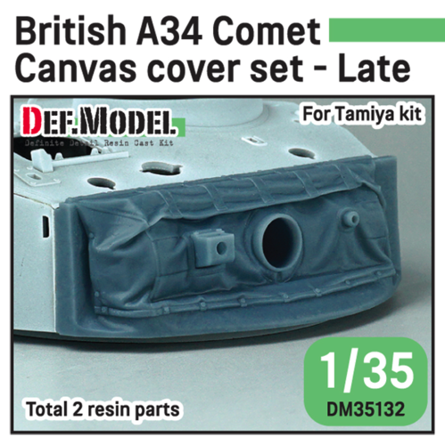 1:35 WWII British A34 Comet Canvas cover set- Late