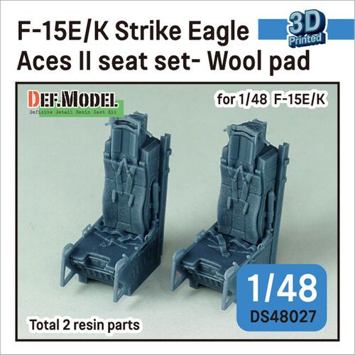1:48 F-15E/K Strike Eagle Aces II Seat Set - Wool Pad