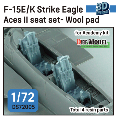 1:72 F-15E/K Strike Eagle Aces II seat set - Wool pad