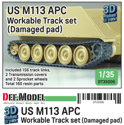 1:35 US M113 APC Workable Track set for M113 kit