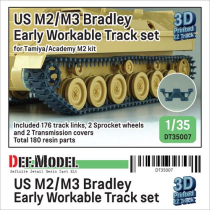1:35 US M2/M3 Bradley Early Workable Track Set (For Tamiya/Academy)