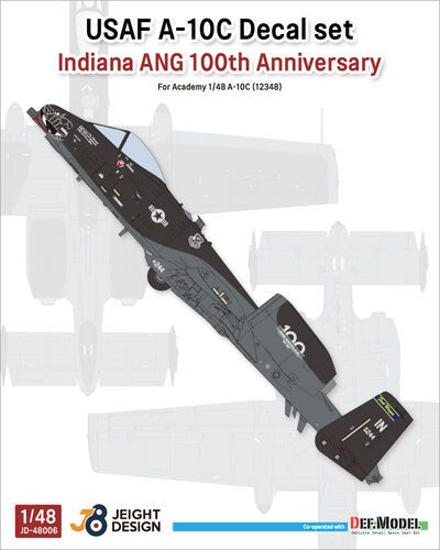 1:48 USAF A-10C 'Indiana ANG 100th Anniversary’ (For Academy 12348)