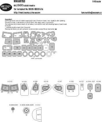 1:48 Mi 2 BASIC kabuki masks