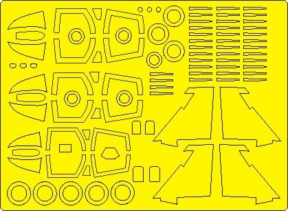 1:72 McDonnell RF-4EJ Phantom EXPERT kabuki masks