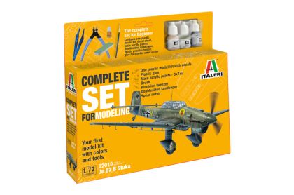 1:72 Junker Ju-87B Stuka - Complete Set For Modeling - Starter kit