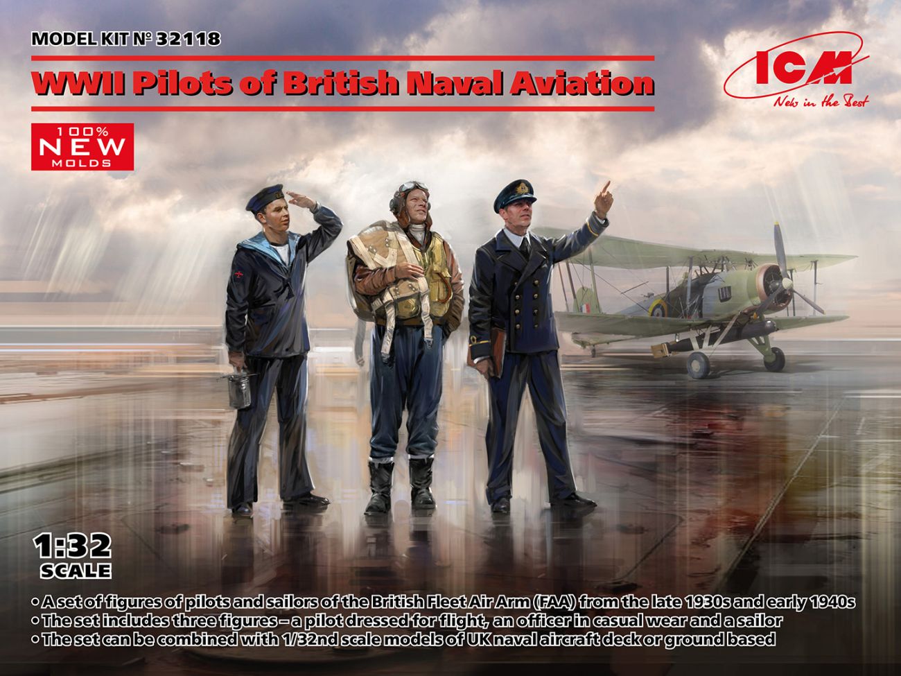1:32 WWII Pilots of British Naval Aviation