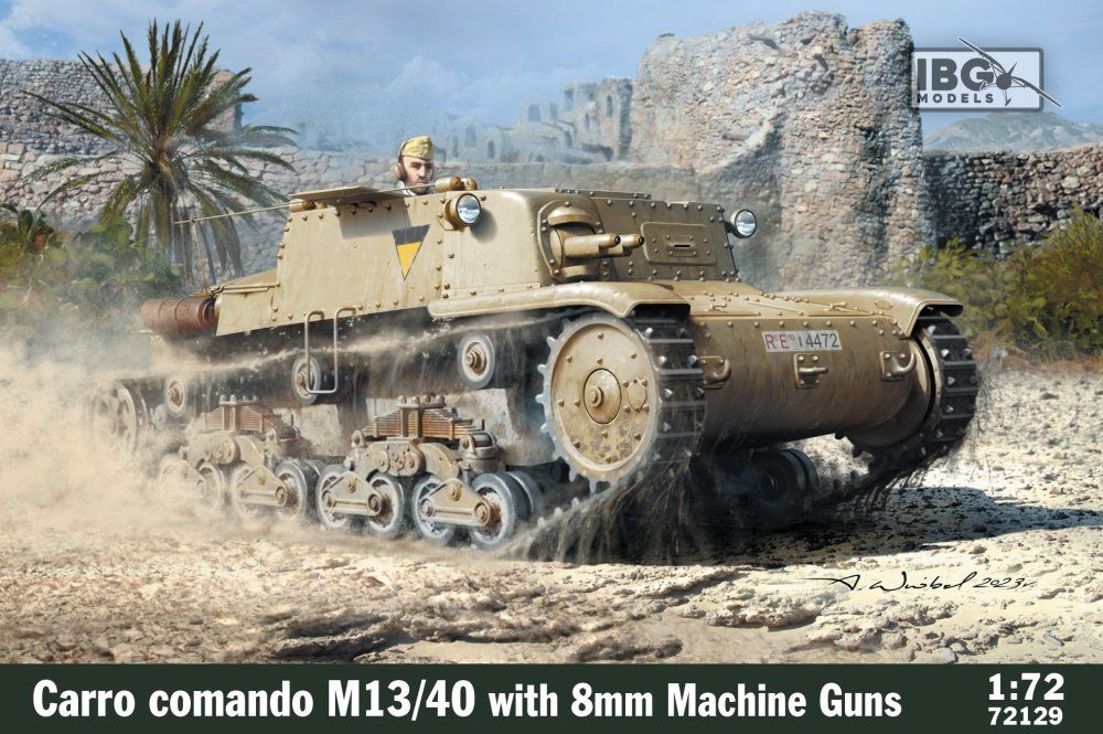 1:72 M14/41 Carro Commando with 2,8mm gun