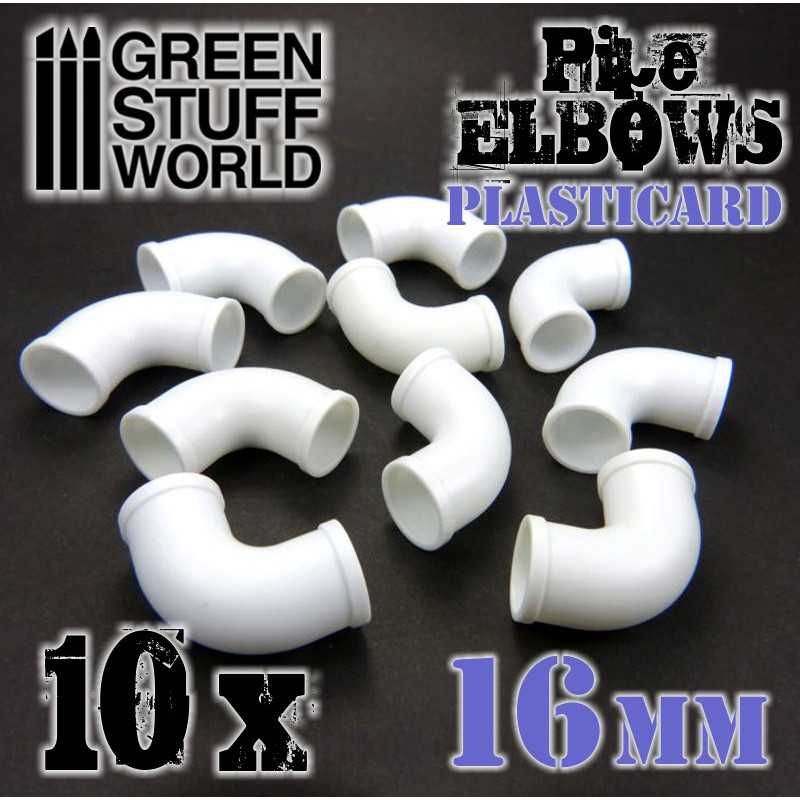 Plasticard Pipe ELBOWS 16mm