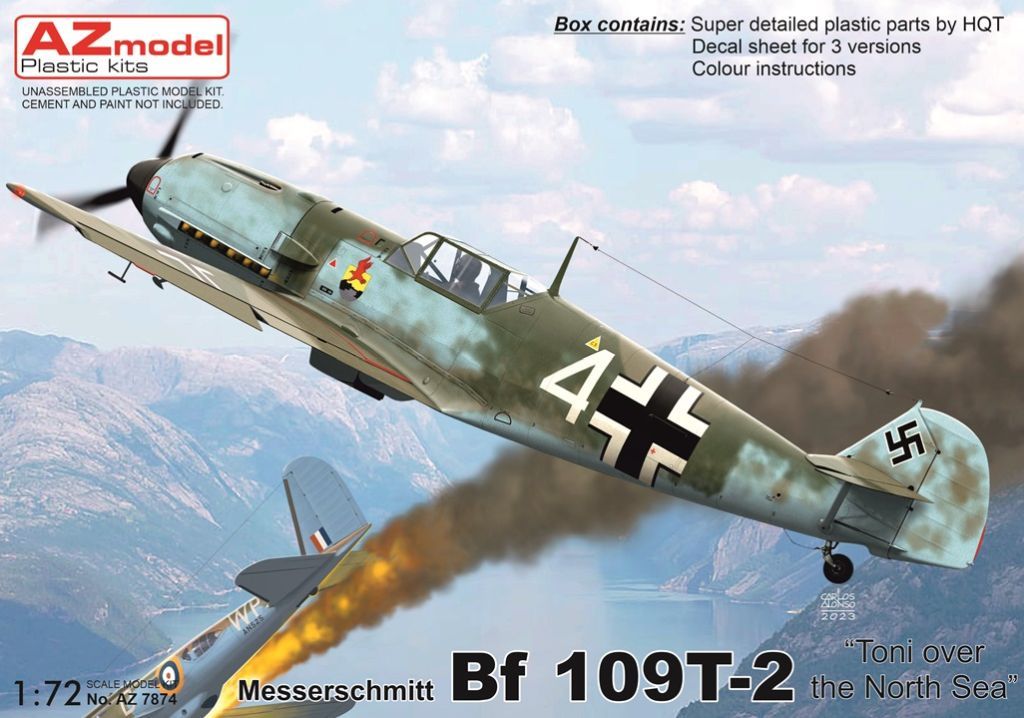 1:72 Bf 109T-2 “Toni over the North Sea”